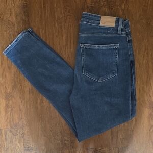 PAIGE Dark Blue Skinny Jeans